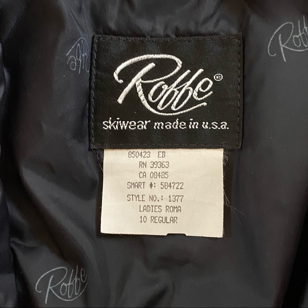 ❌SOLD❌   1980s New Wave Roffe Ski Snowsuit sz 10 - Picture 10 of 12